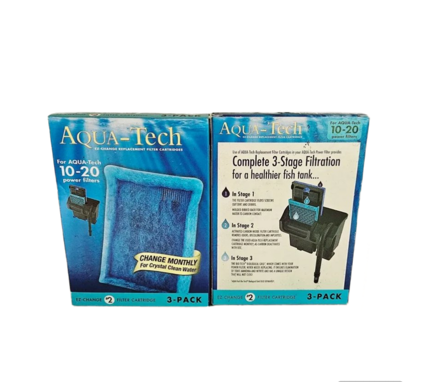 Aqua Tech 10-20 Gallon Power Filter, 3 Pack image 0