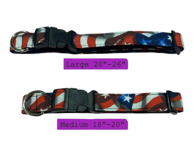 Solid Classic American Flag Collar image 0