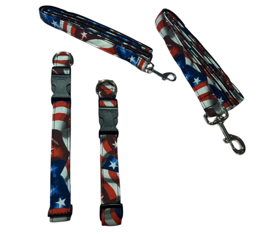Solid Classic American Flag Collar image 1