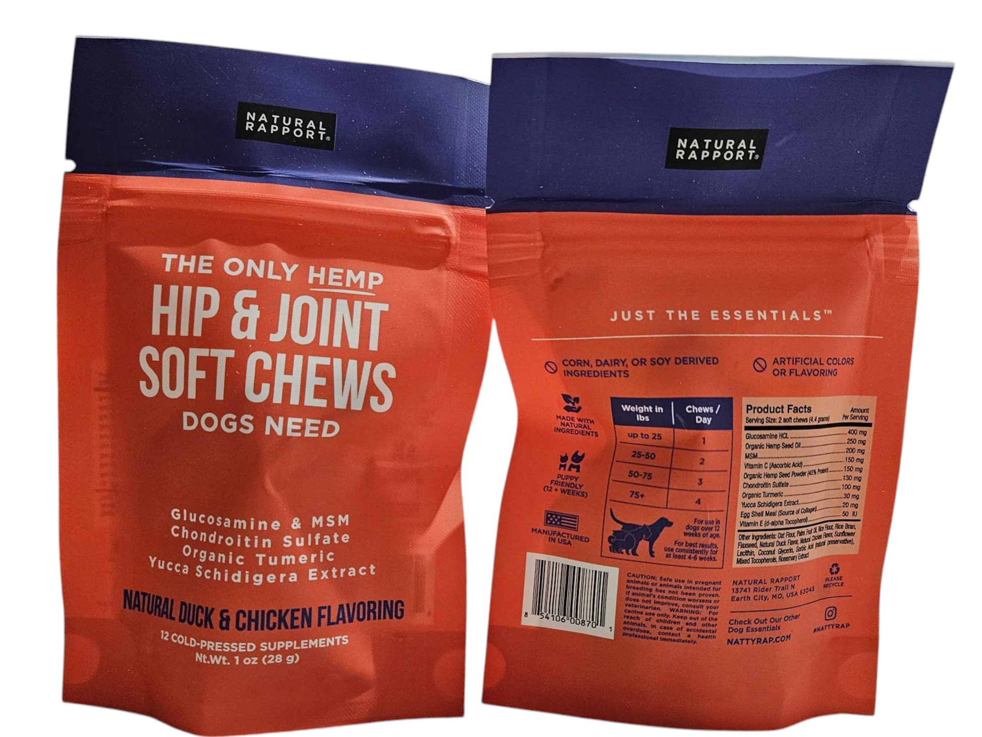The Only Hemp Hip & Joint Soft Chews Dogs Need image 0