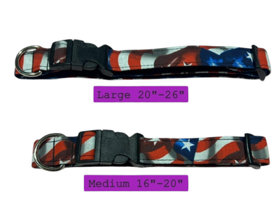 Classic Waving American Flag Collar image 0