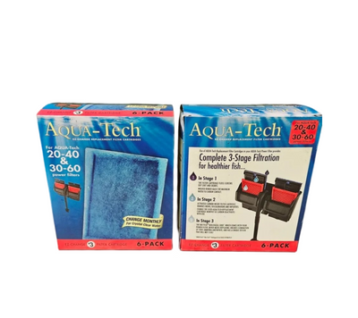 Aqua Tech 20-40 & 30-60 Gallon Power Filters, 6 Pack image 0