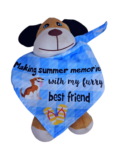 “Summer Blue” Pet Bandanna's
