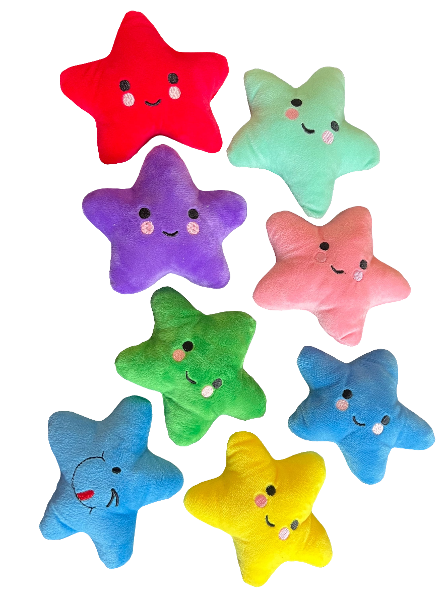 Assorted Squeaky Plush Dog Toys