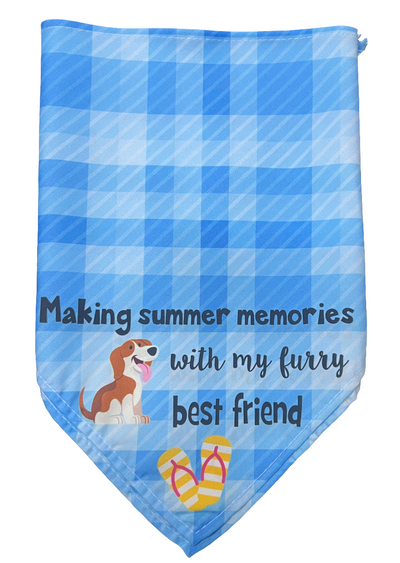 “Summer Blue” Pet Bandanna's