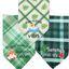 “Spring Vibes” Green & Yellow Pet Bandannas