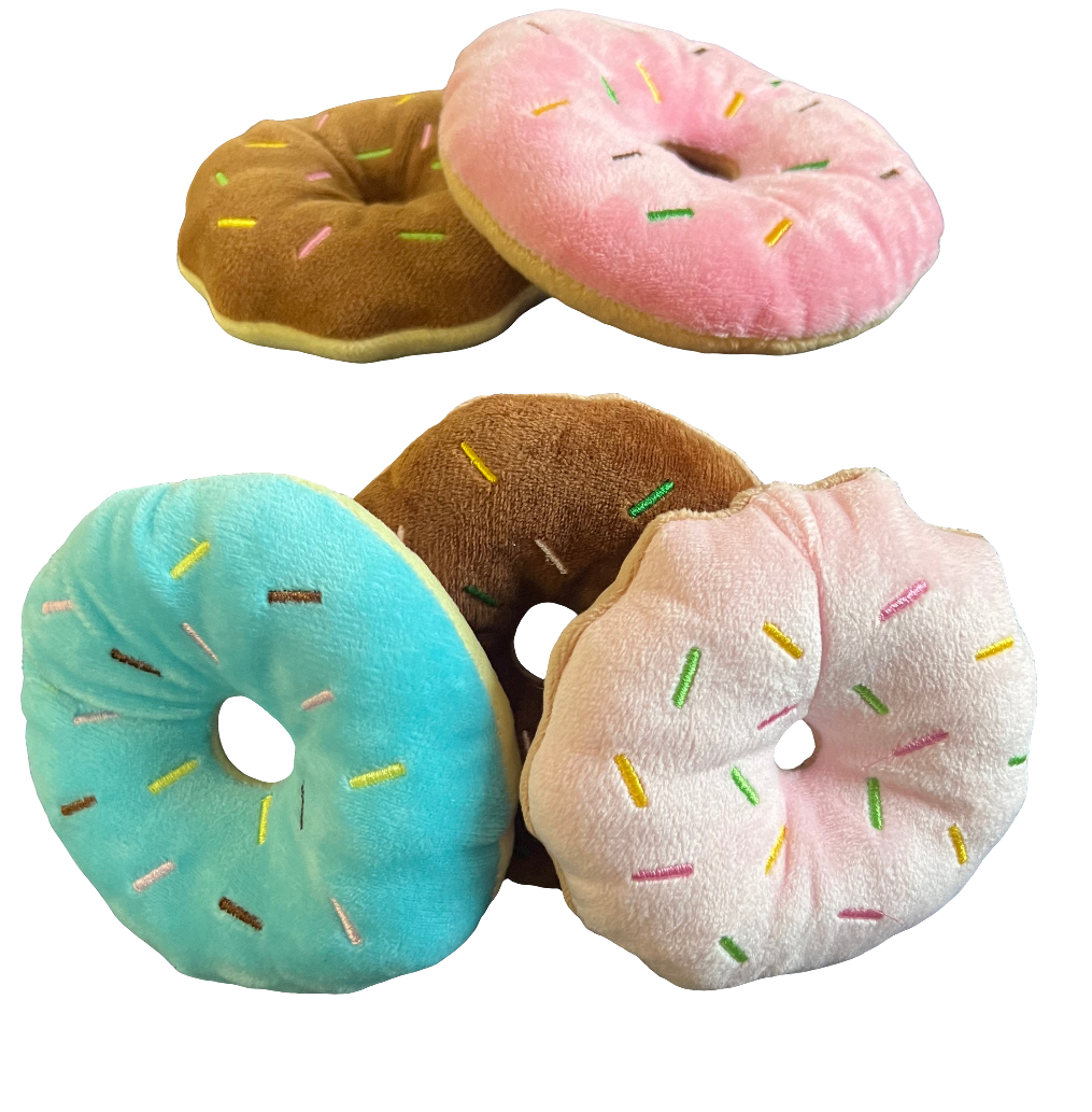 Assorted Squeaky Plush Dog Toys