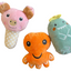 Assorted Squeaky Plush Dog Toys