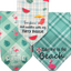 “Spring Vibes” Green & Yellow Pet Bandannas
