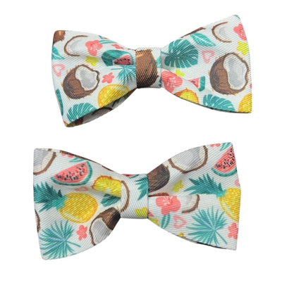 White “Fruit Time” Summer Bows image 1